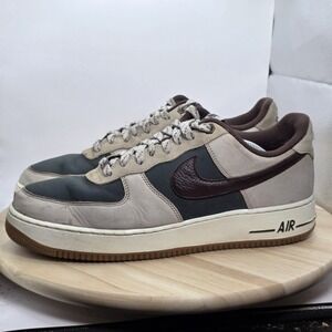 Nike Air Force 1 Low FQ8823-236 Cream Vintage Green Size 12 Men's Retro Shoes